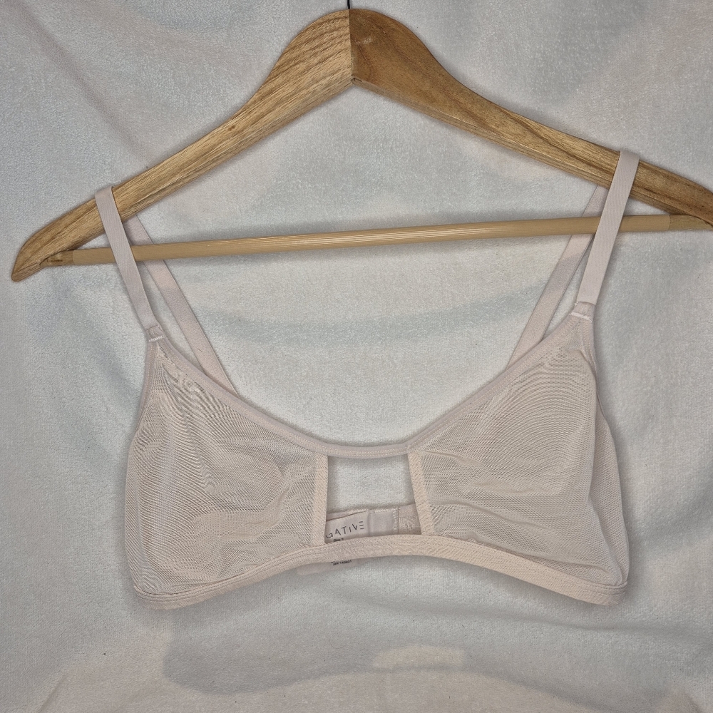 Negative Underwear Sheer White Bra
